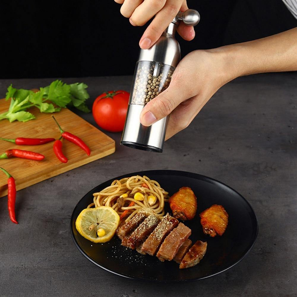 BowLift | Stainless Steel Elegant Ceramic Seasoning Grinder
