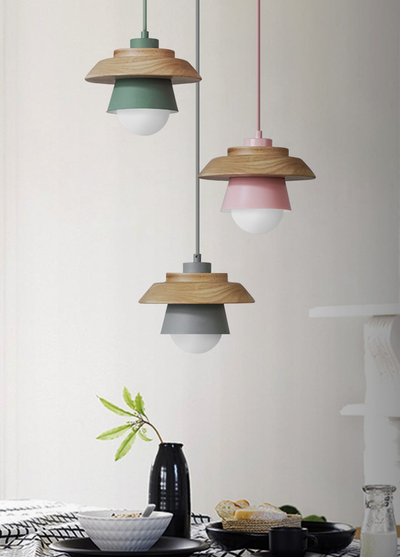 BowLift | Modern Nordic Wooden Pendant Light