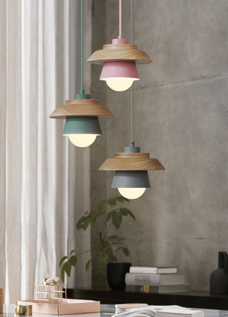 BowLift | Modern Nordic Wooden Pendant Light