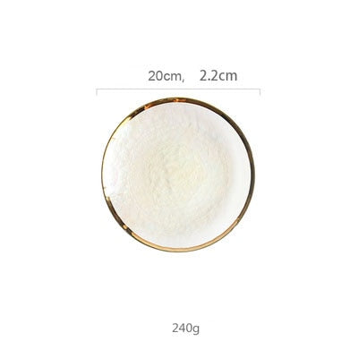 BowLift | Creative Rainbow Glass Dinnerware Plate