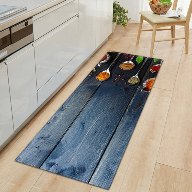 BowLift | CookEase Food-Themed Kitchen Mat | Non-slip & Water-Repellent | Comfort Mat for Kitchen & Household
