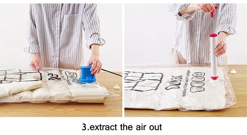 BowLift | Closet Organizer Hanging Vacuum Bag