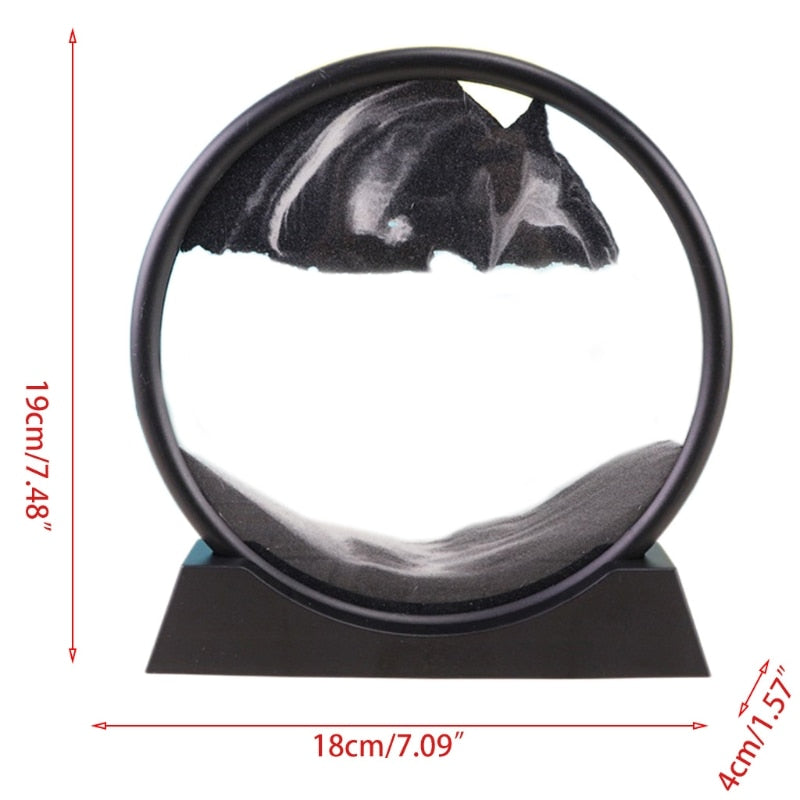 BowLift | 3D Landscape Relaxing Flowing Sand Decoration