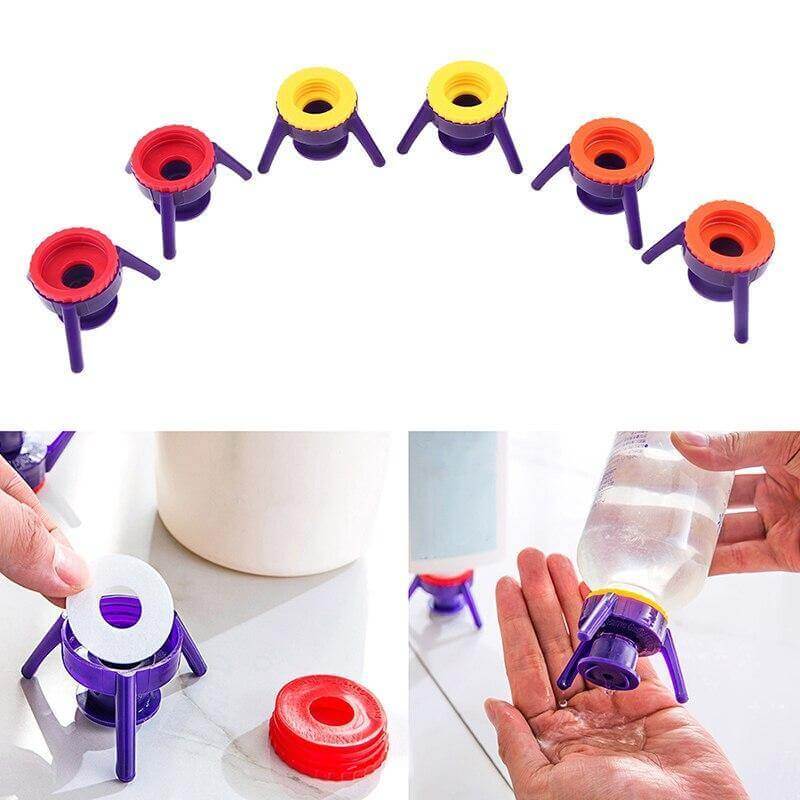 BowLift | 6Pcs Leakproof Bottle Cap Stand