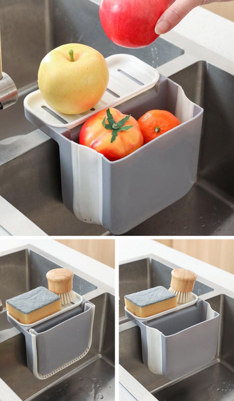 BowLift | Foldable Sink Drain Basket