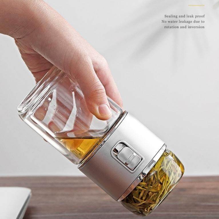 BowLift | Double Glass Portable Eco-Friendly Tea Infuser