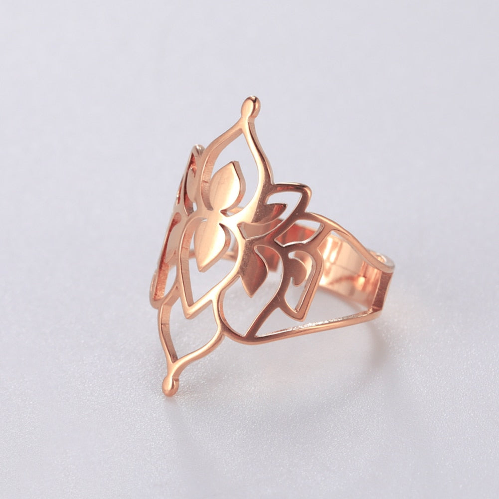 BowLift | Buddha Vintage Lotus Rings for Women