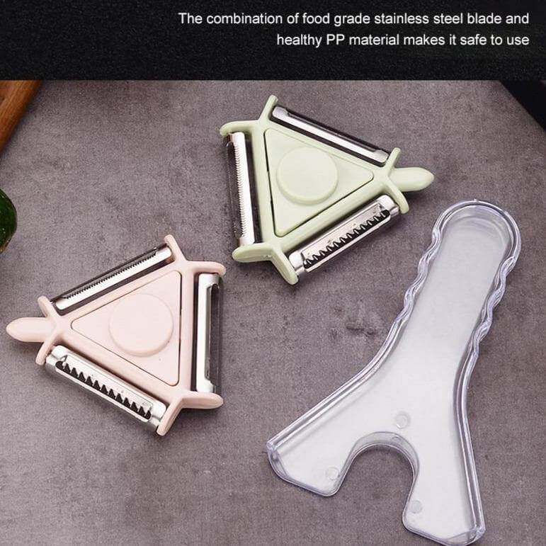 BowLift | 3in1 Rotating Stainless Steel Fruit Vegetable Peeler