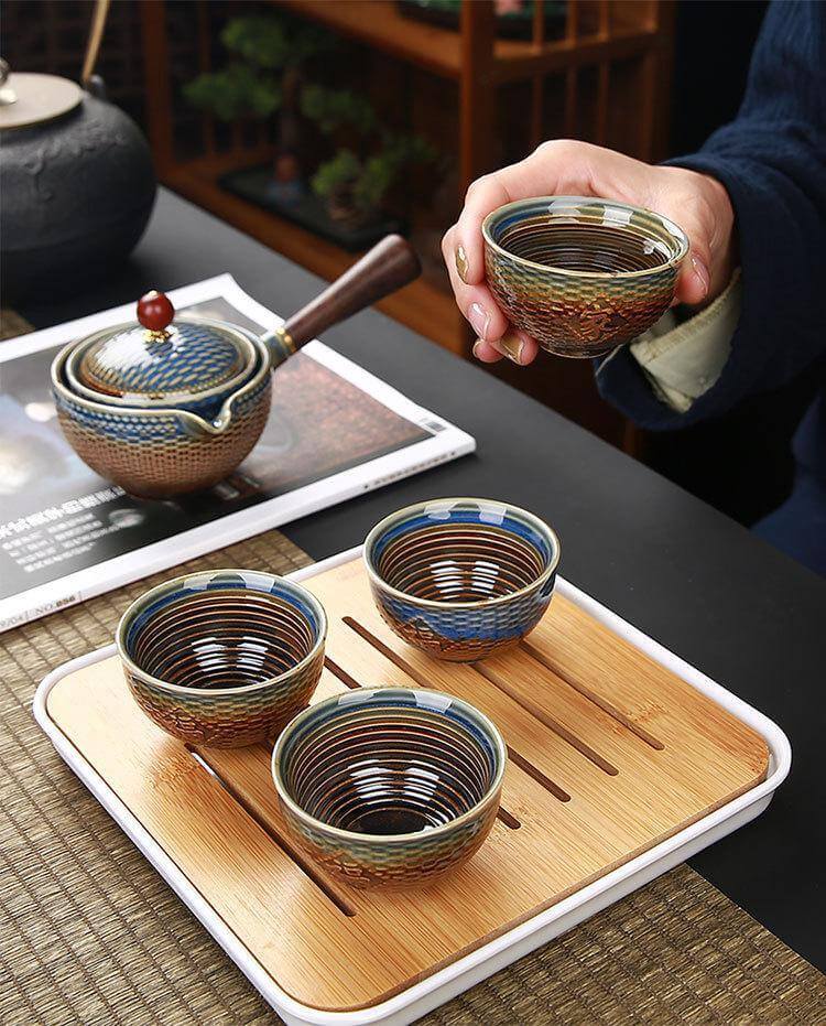 BowLift | Unique Ceramic Moving Teapot Filter Set