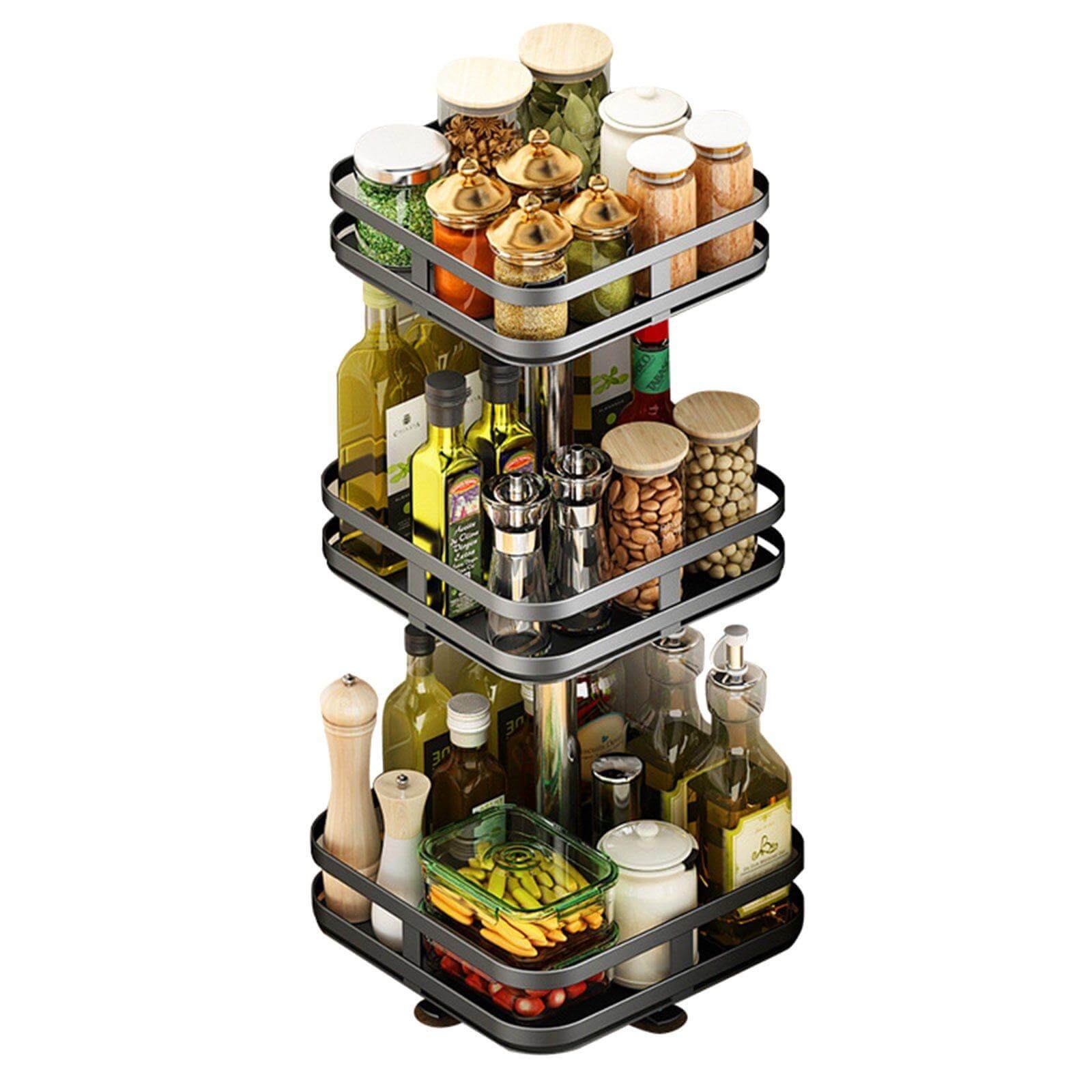 BowLift | 360 Rotating Kitchen Spice Storage Rack