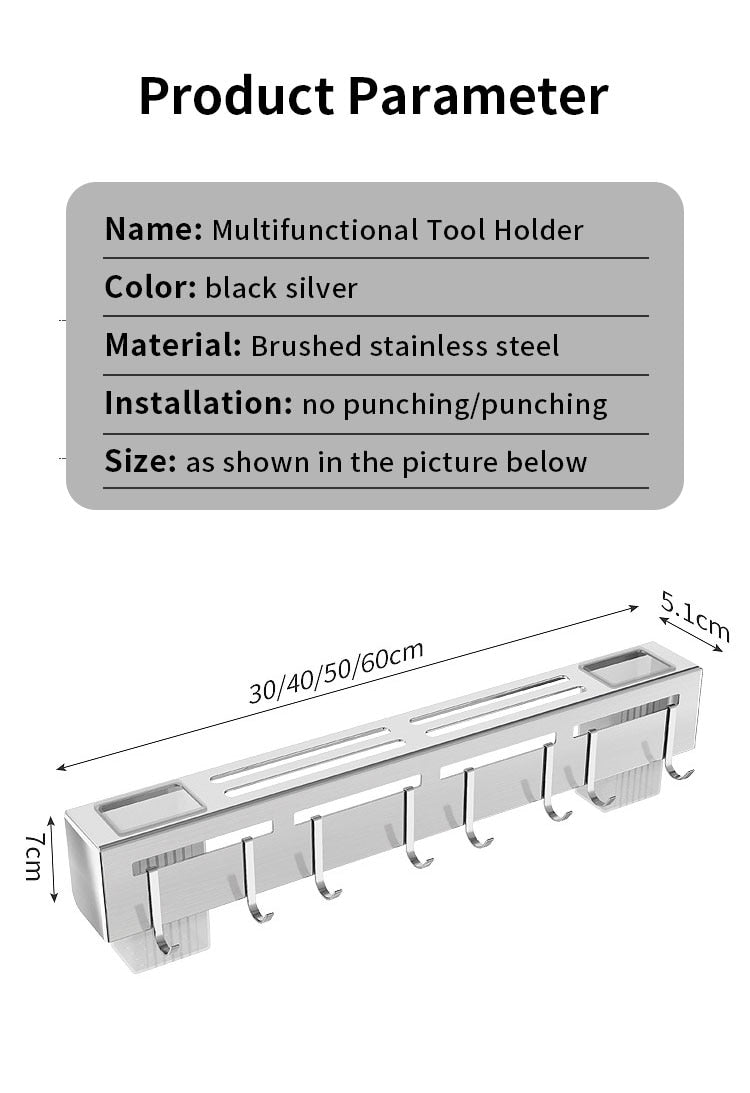 BowLift | Punch-free Kitchen Tableware Storage Rack