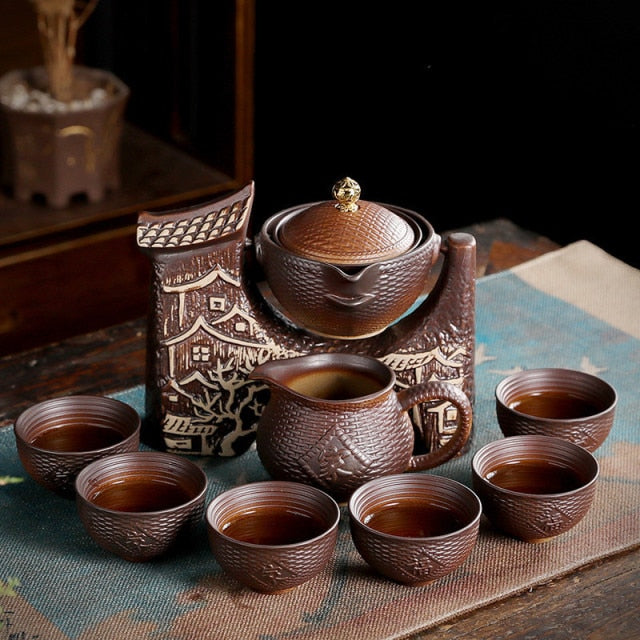 BowLift | Unique Ancient Chinese Porcelain Teapot Set