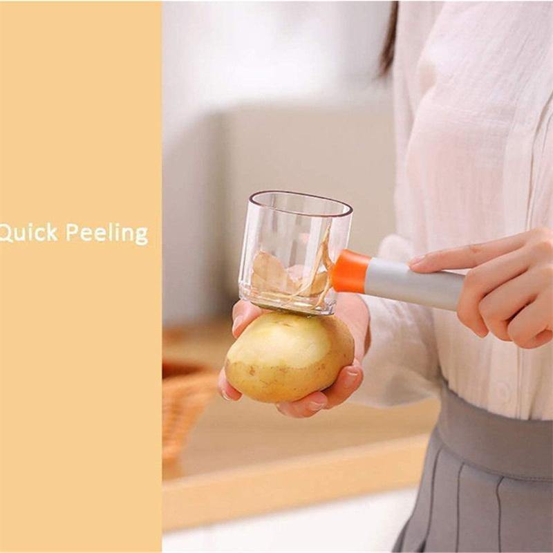 BowLift | Vegetable Fruit Spill Free Storage Peeler