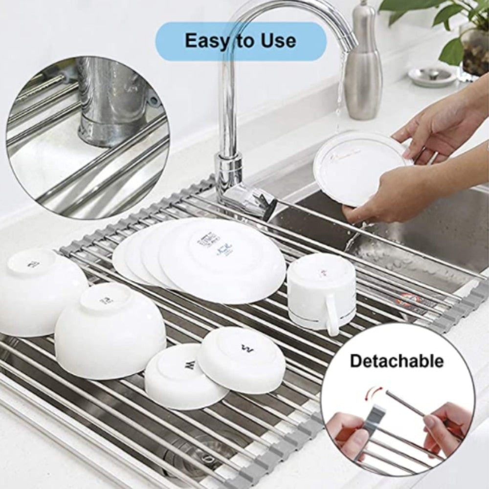 BowLift | Foldable Over Sink Dish Drying Rack