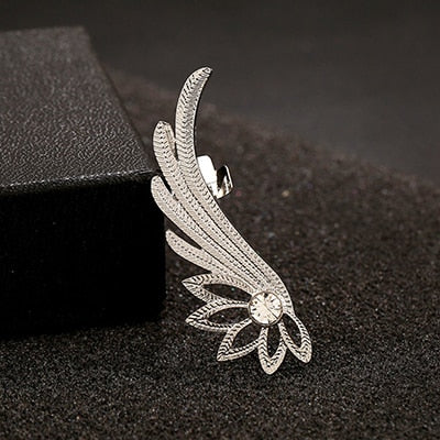 BowLift | Fashion Alloy Feather Ear cuff Clip on Earrings