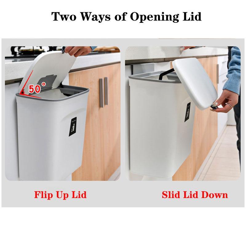 BowLift | Wall-Mounted Smart Lid Trash Can
