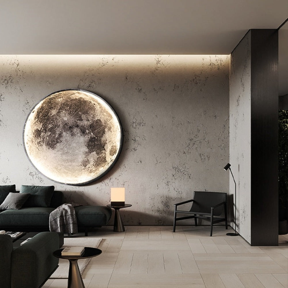 BowLift | 3D LED Moon or Earth Ceiling or Wall Light
