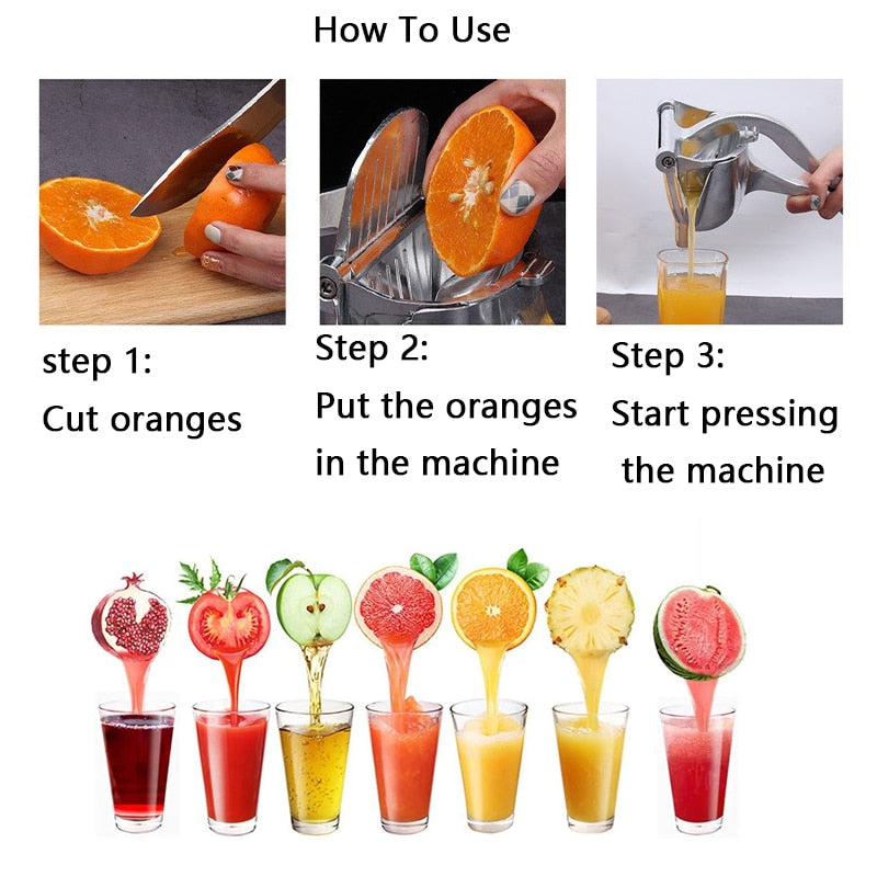 BowLift | Extra Large Stainless Steel Manual Juicer