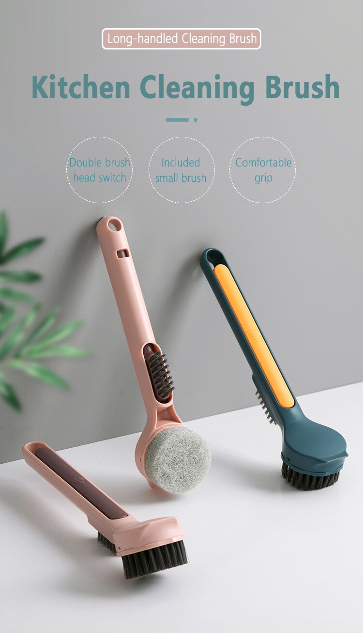 BowLift | 2in1 Long Handle Dish Brush