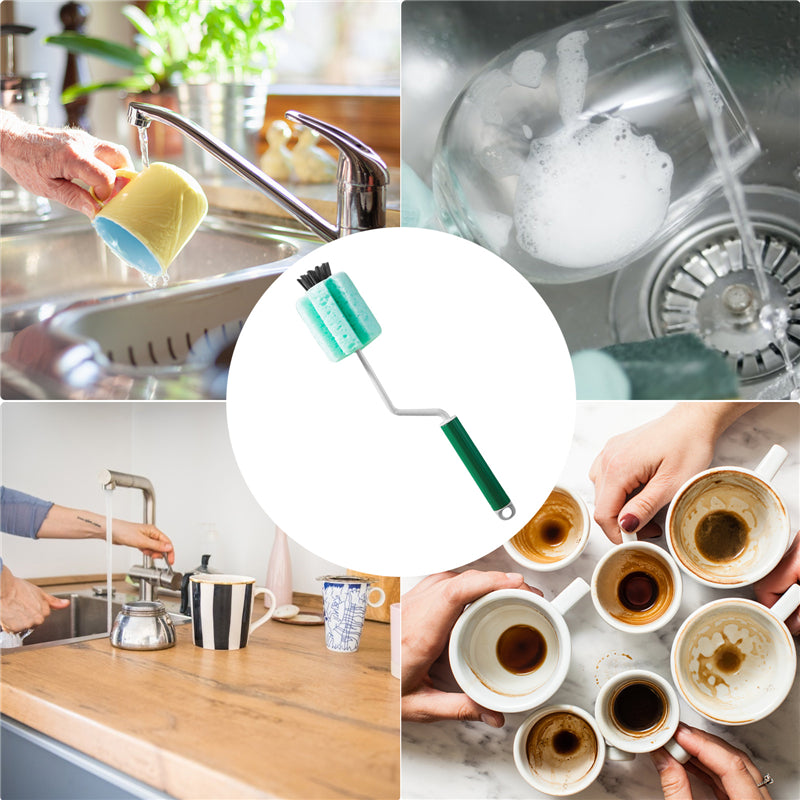 BowLift | Rotating Long Handle Bottle Glass Cleaner