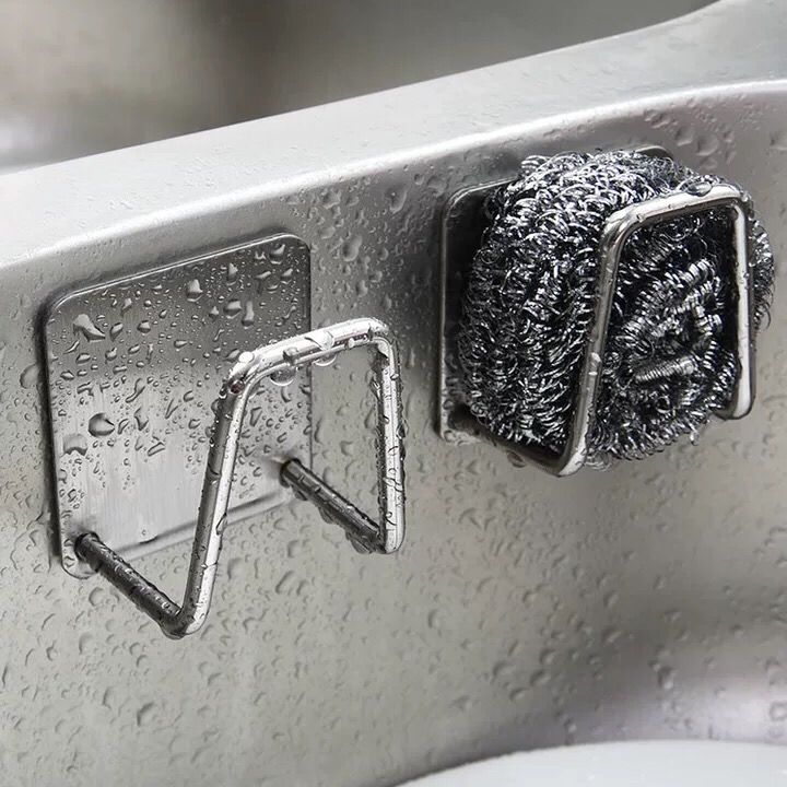 BowLift | 4pcs Stainless Steel Sink Sponge Holder