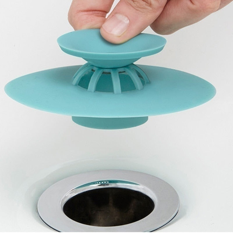 BowLift | Universal Floor Silicone Push Drain Stopper