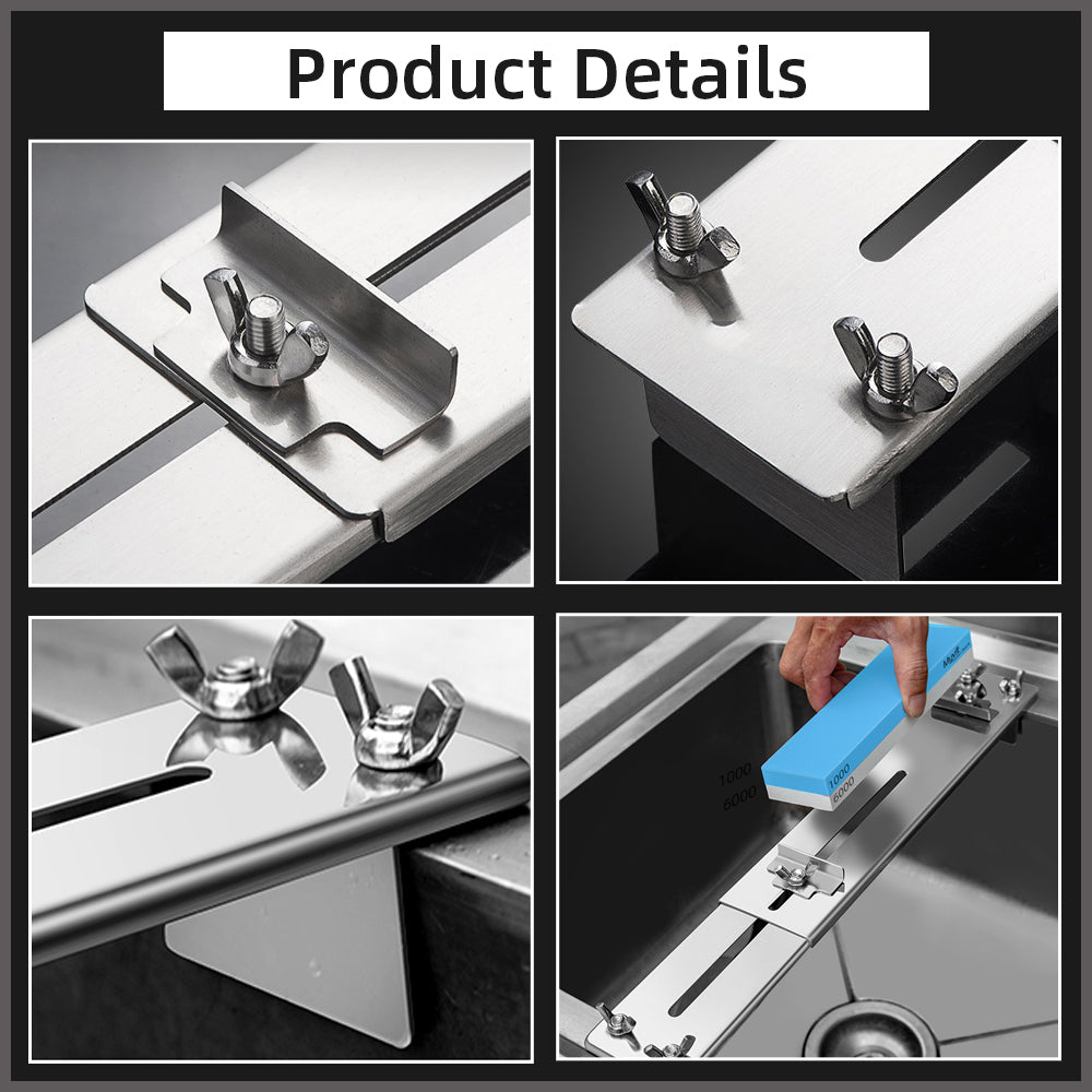 BowLift | Adjustable Stone Base Sink Knife Sharpener Holder