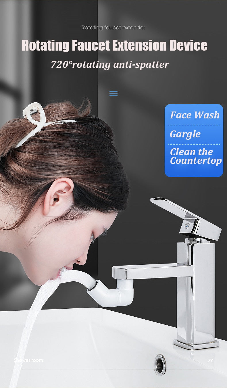 BowLift | Universal Rotatable Anti-Splash Faucet Extender