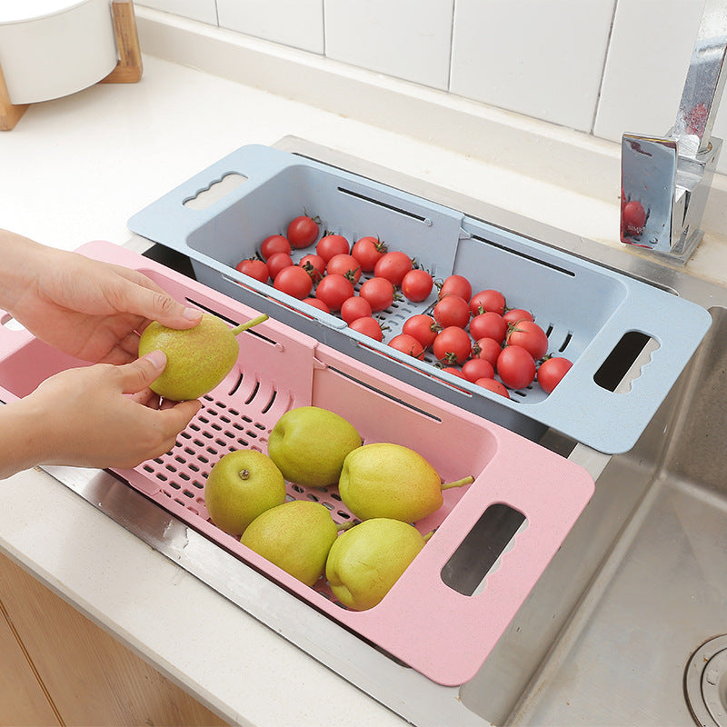 BowLift | Adjustable Telescopic Fruit Sink Basket