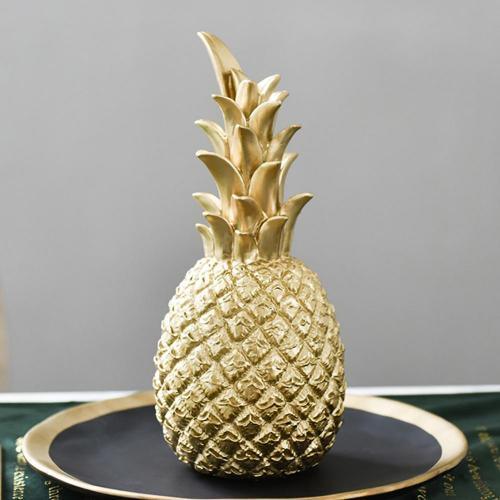 BowLift | PineLux Glossy Pineapple Decorative Figure | Modern Design | Available in 3 Colors & Sizes