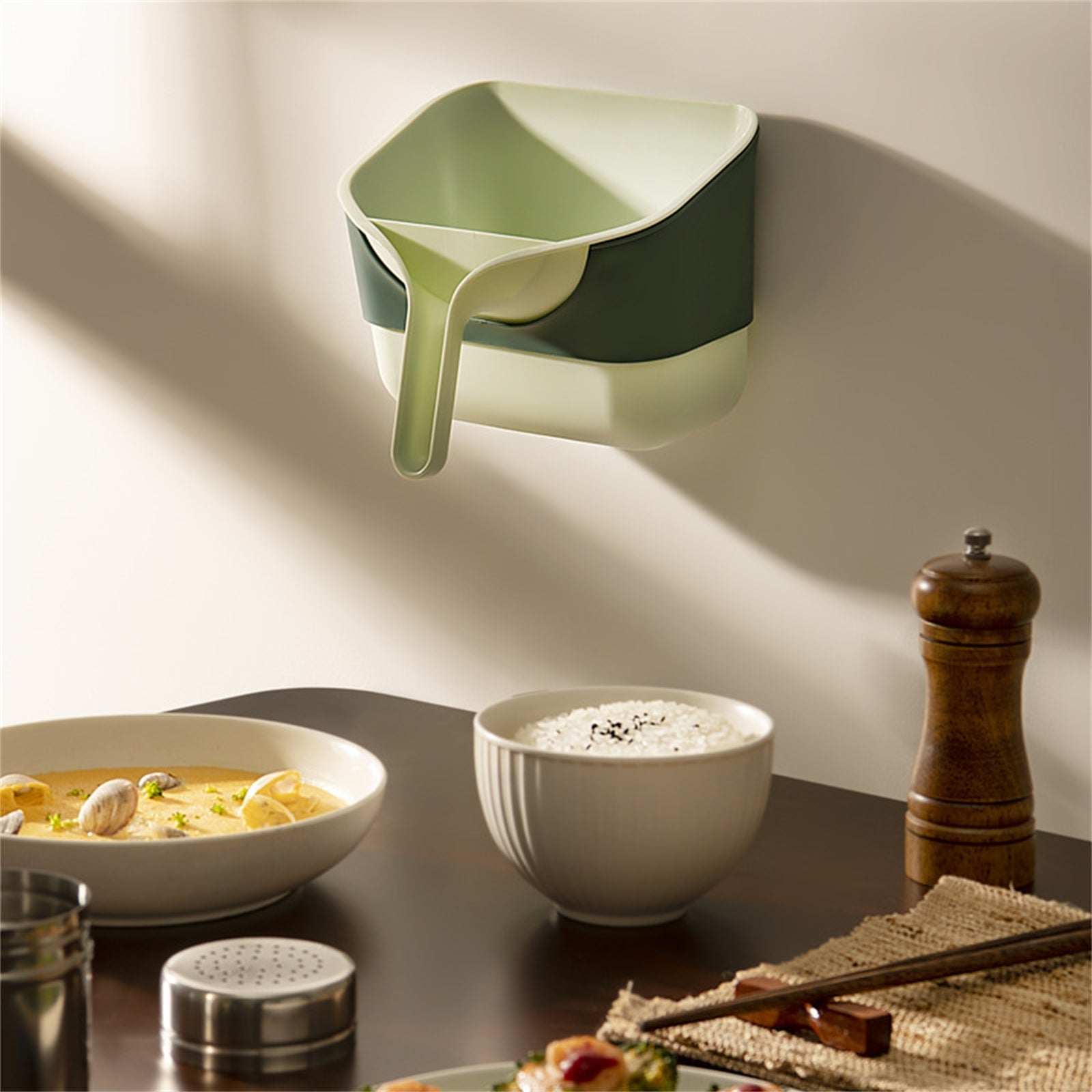 BowLift | Cabinet Door Removable Kitchen Trash Can