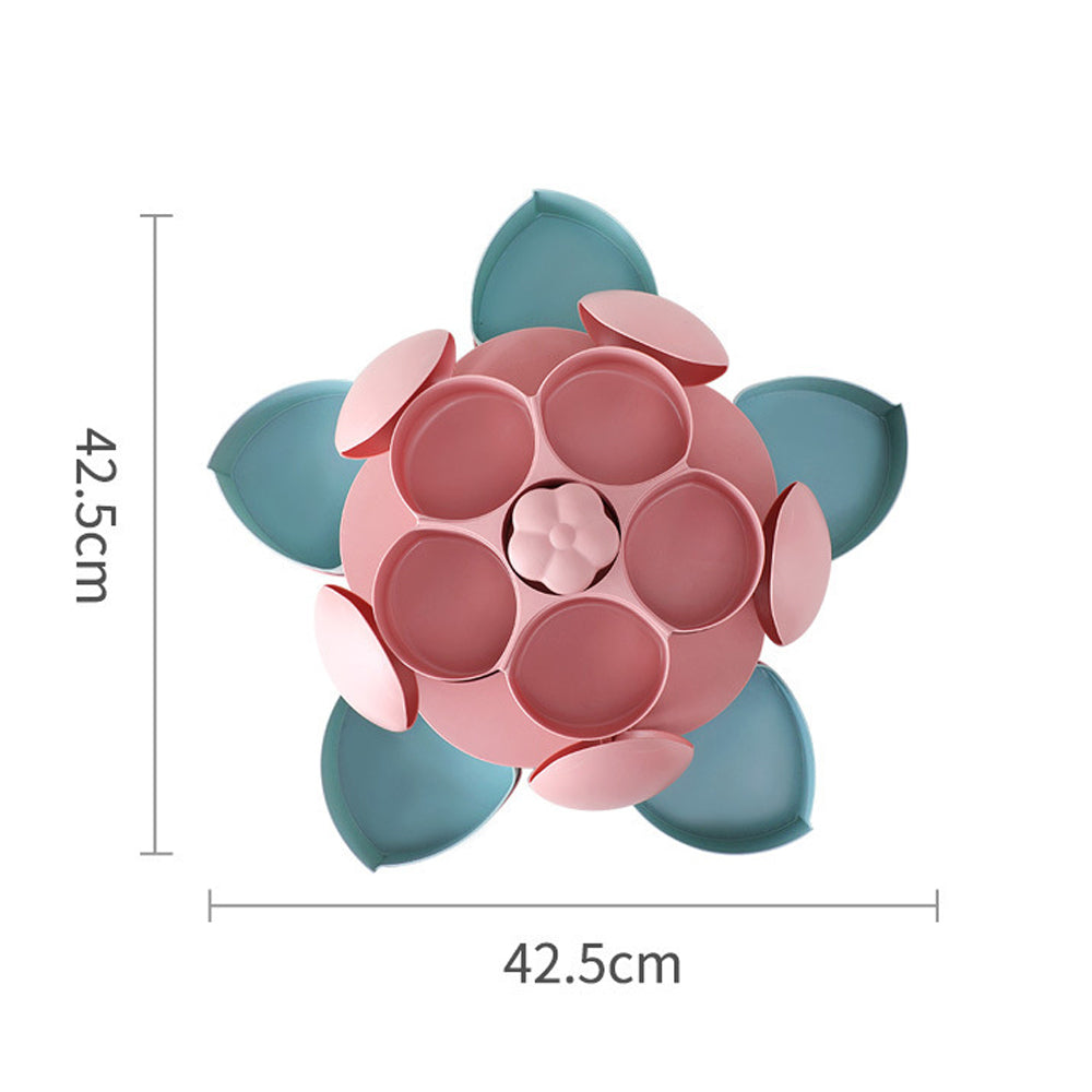 BowLift | Two-Layer Rotating Flower Candy Snack Box