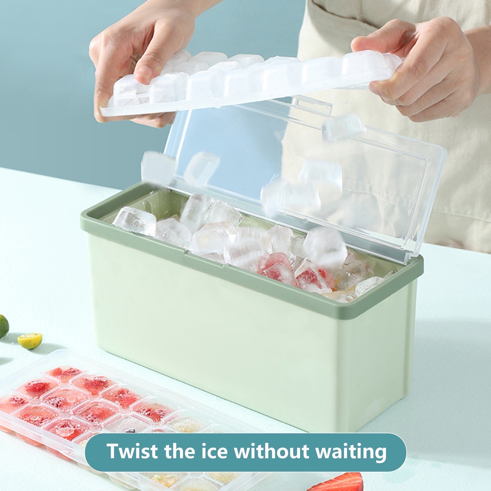 BowLift | Three-Layer Ice Cube Tray Box