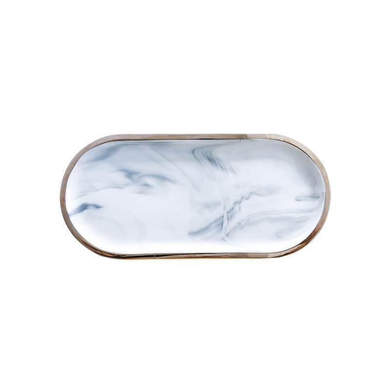 BowLift | Top grade Oval Ceramic Food Plate