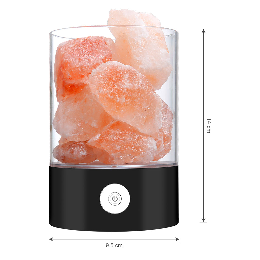 BowLift | Himalayan Salt Desk Lamp & Air Purifier White