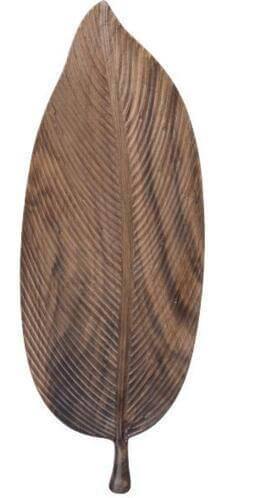 BowLift | Walnut Snack Tray Leaf Plates