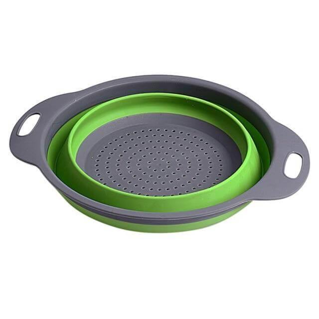 BowLift | Foldable Silicone Colander Fruit Vegetable Washing Basket