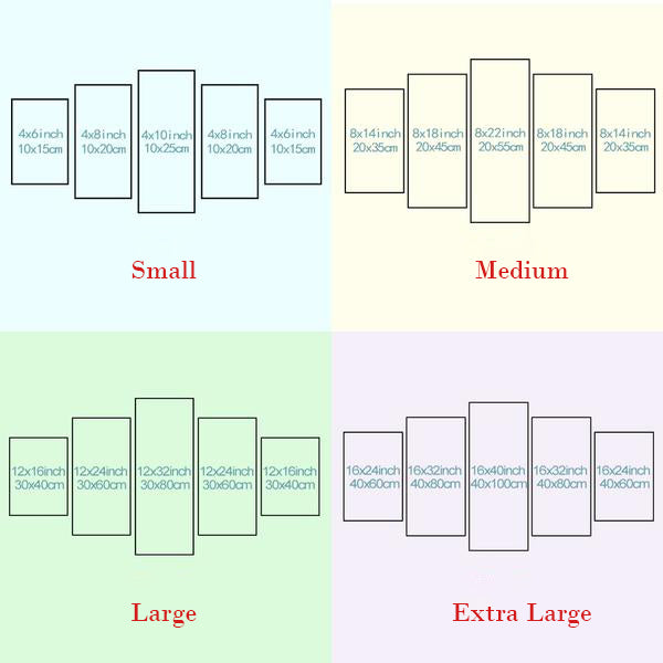 BowLift | Stormtrooper Star Wars - 5 Piece Canvas Wall Art - High-Resolution Print