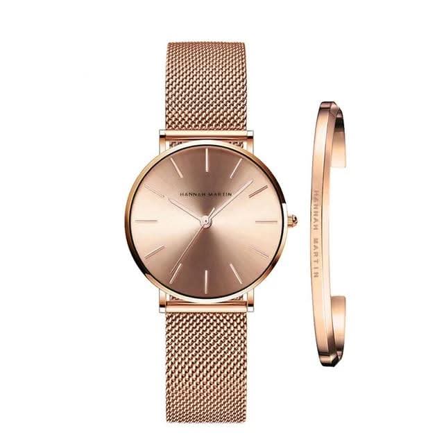 BowLift | Hannah Martin Women’s Watch with Adjustable Stainless Steel Band