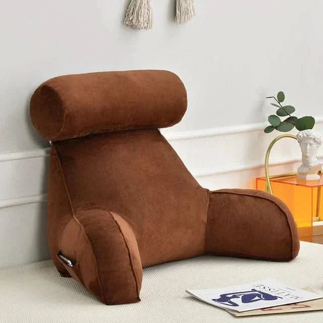 BowLift | Backrest Reading Pillow with Arms and Pocket