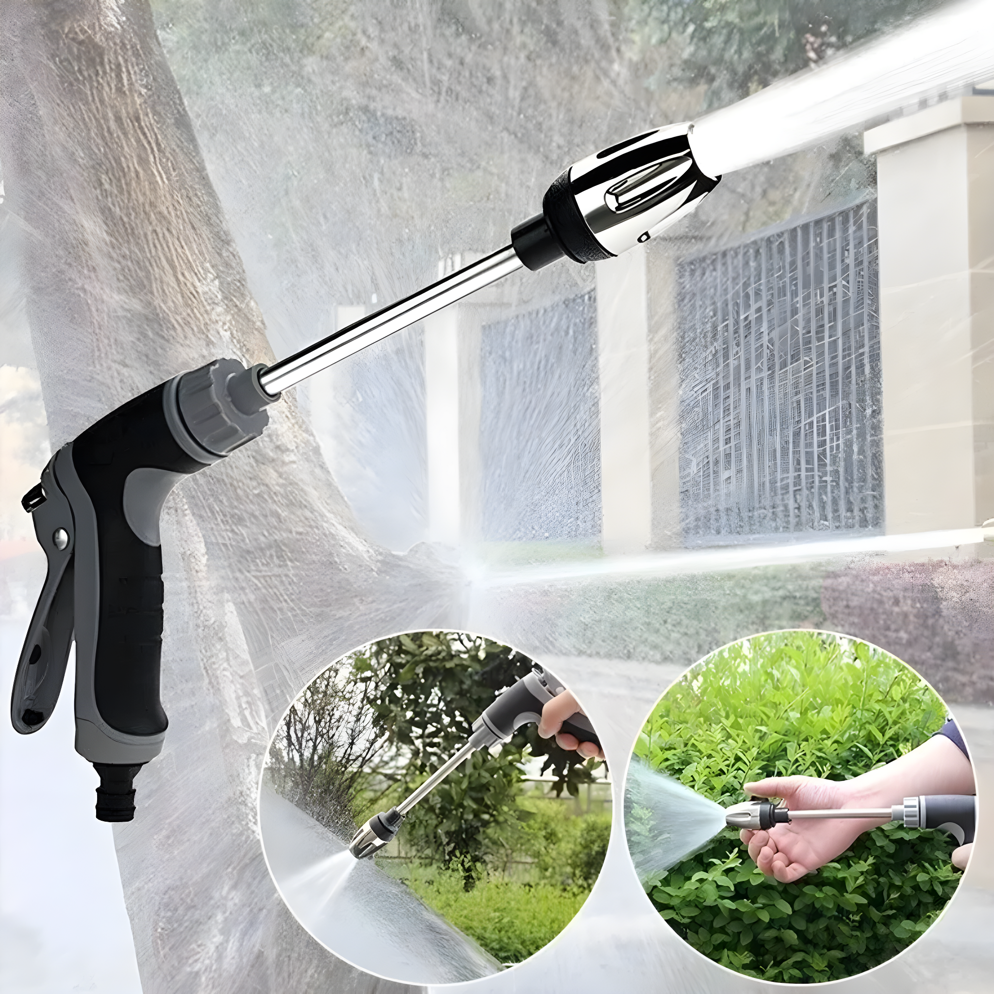 BowLift | AquaBlitz High-Pressure Spray Gun – Universal Hose Attachment for Powerful Cleaning