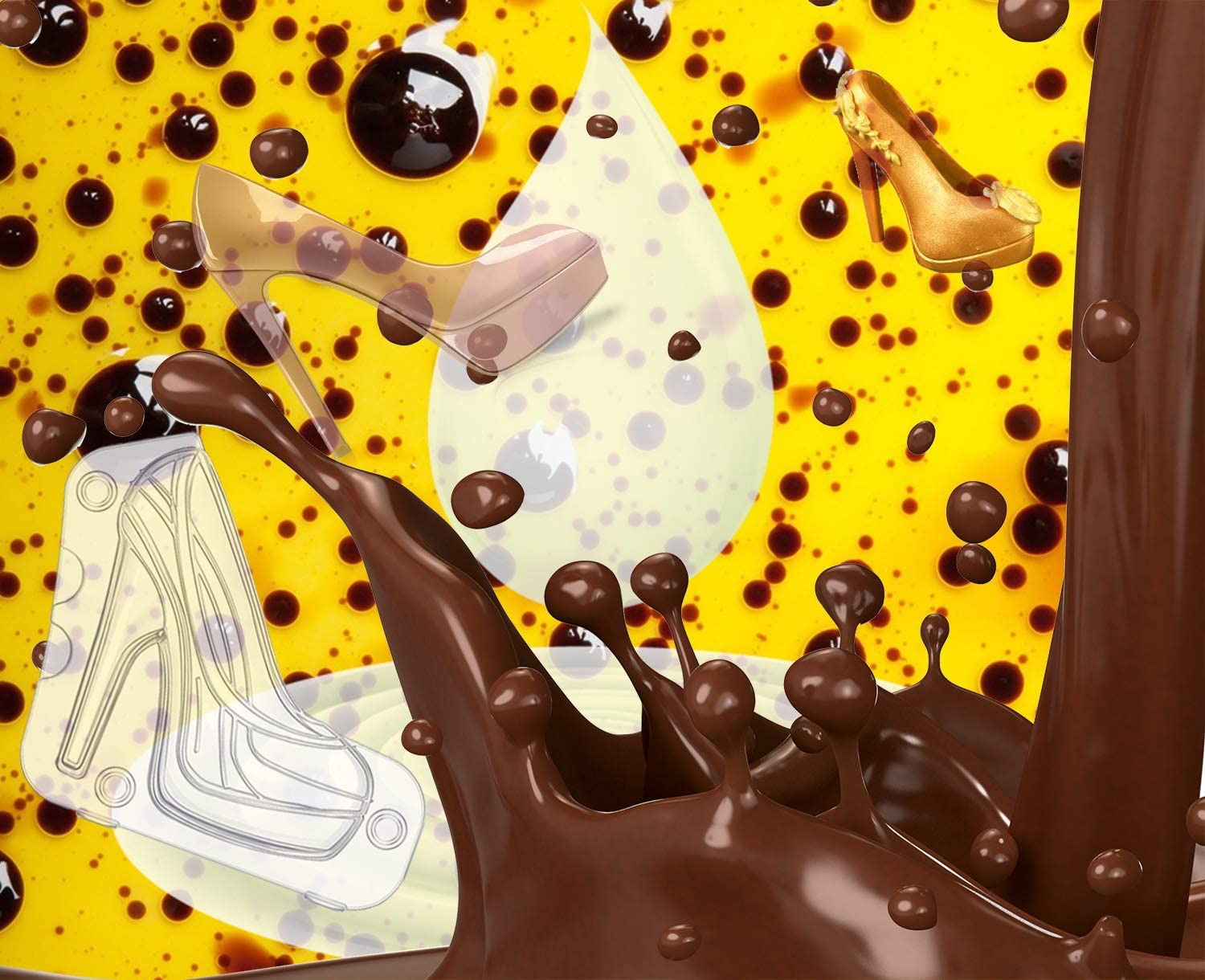 BowLift | 3D High Heel Shoe Chocolate Mold