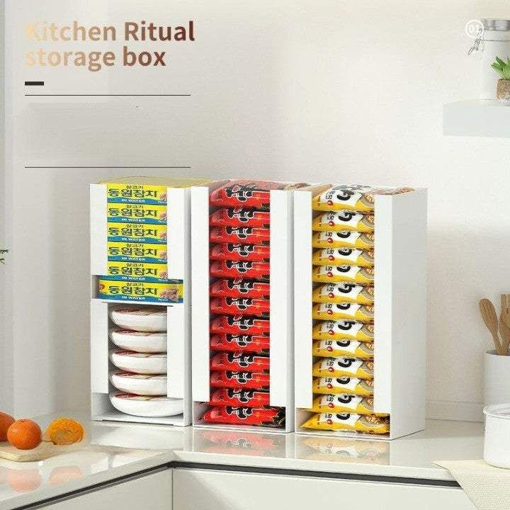 BowLift | Tidy Kitchen Snack Storage Box Organizer