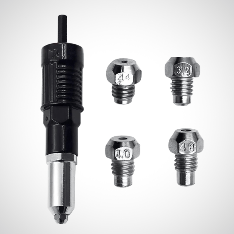 BowLift | DrillRivet Quick – Universal Adapter for Electric Drill Riveting