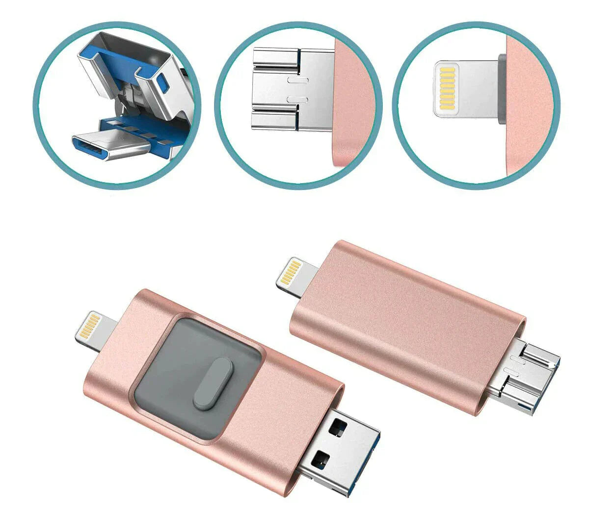 BowLift | DataFlex 4-in-1 Memory Stick – USB Storage for Phone, Tablet and PC