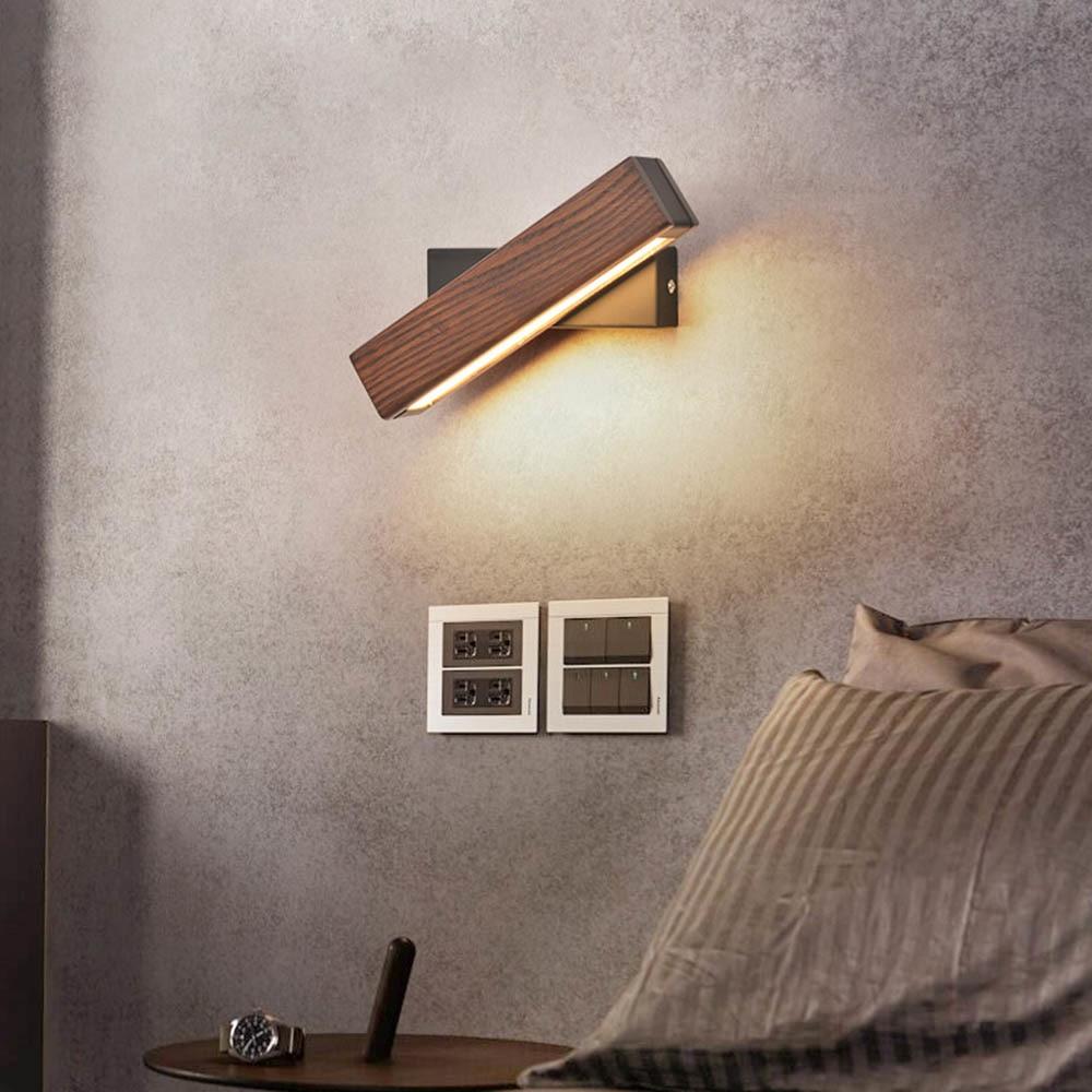BowLift | Rotatable Wood LED Wall Lamp - Jasper