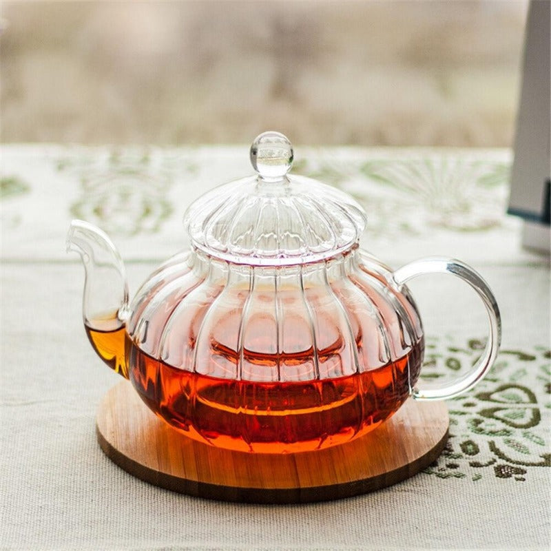 BowLift | Crystal Clear Glass Teapot Set
