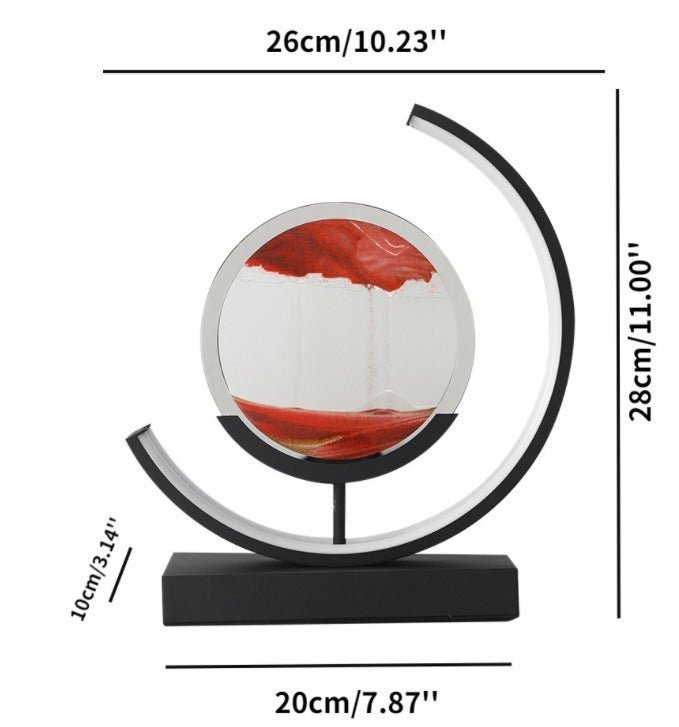 BowLift | Deep Sea Sandscapes: Illuminated Sand Art for Serene Home Decor