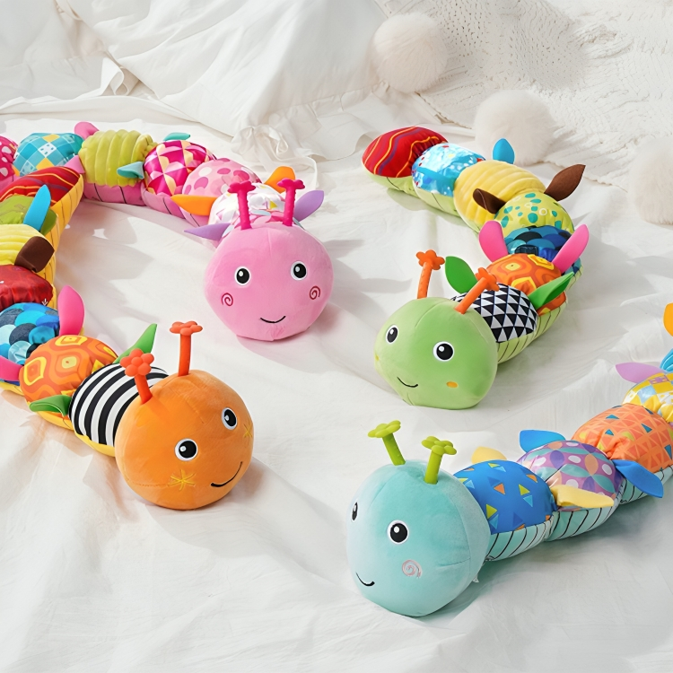 BowLift | Baby Sensory Plush Musical Caterpillar Toy