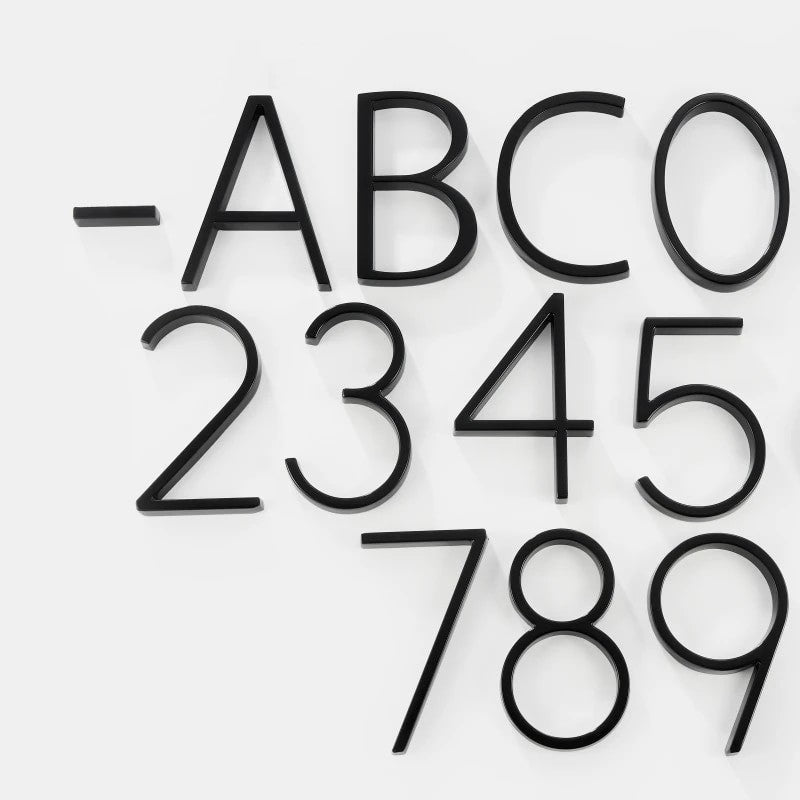 BowLift | Hannah Black House Numbers